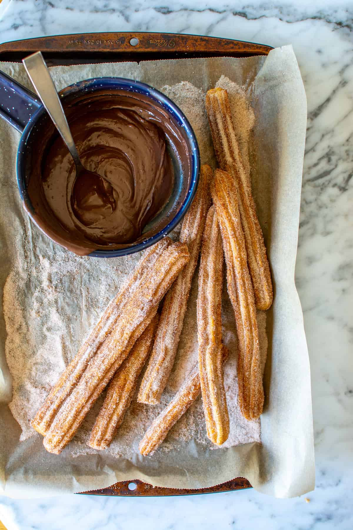 Churros con Chocolate